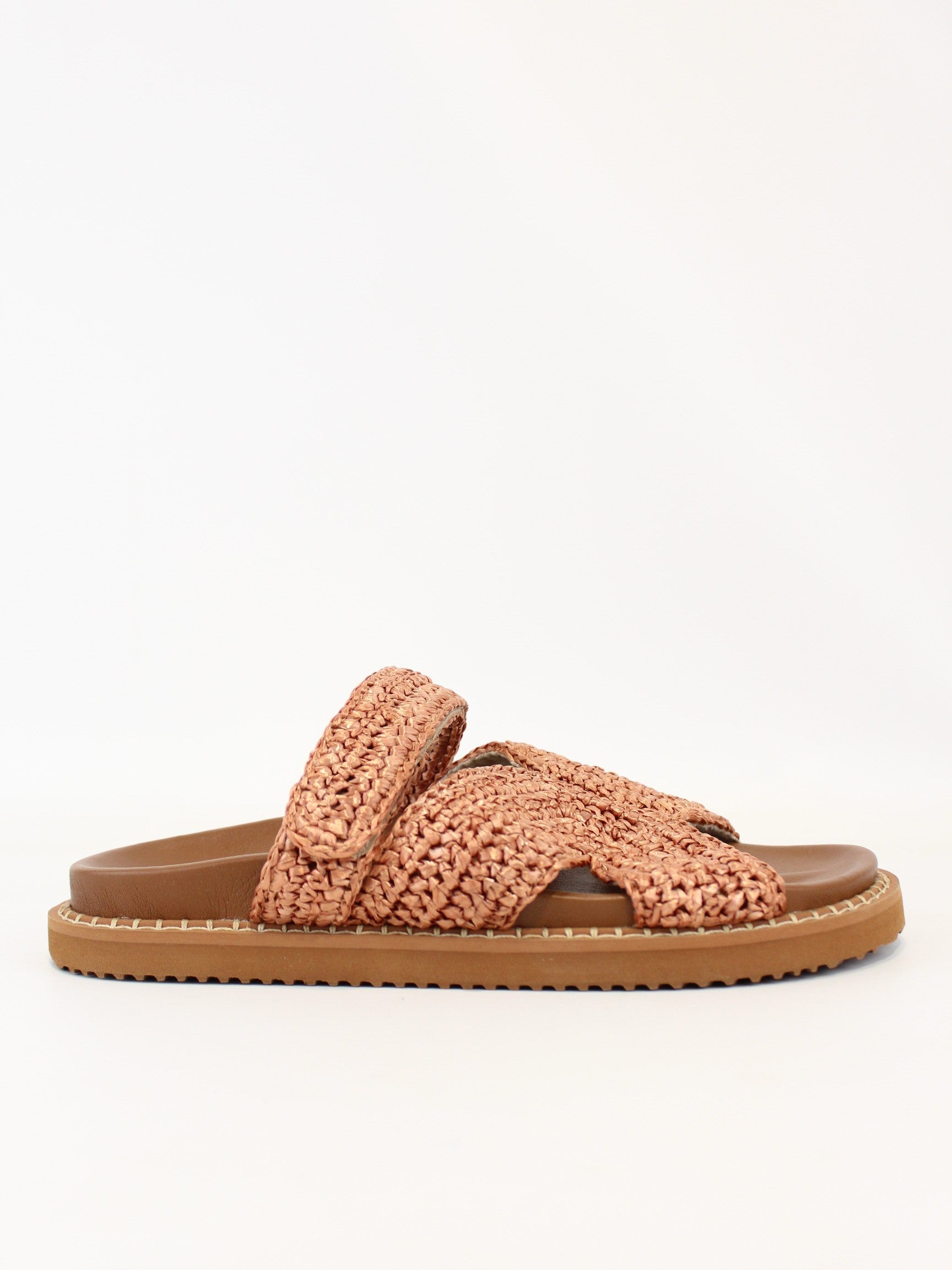 sandalo zoey in raffia intrecciata ZOEY PALO SANTO DE SIENA 