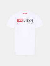 DIESEL t-shirt con logo diesel Bianco