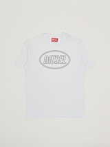 DIESEL t-shirt con logo Bianco