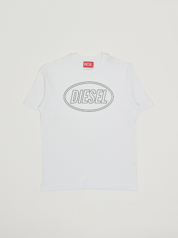 t-shirt con logo J02582 0GRAI K100 DIESEL 
