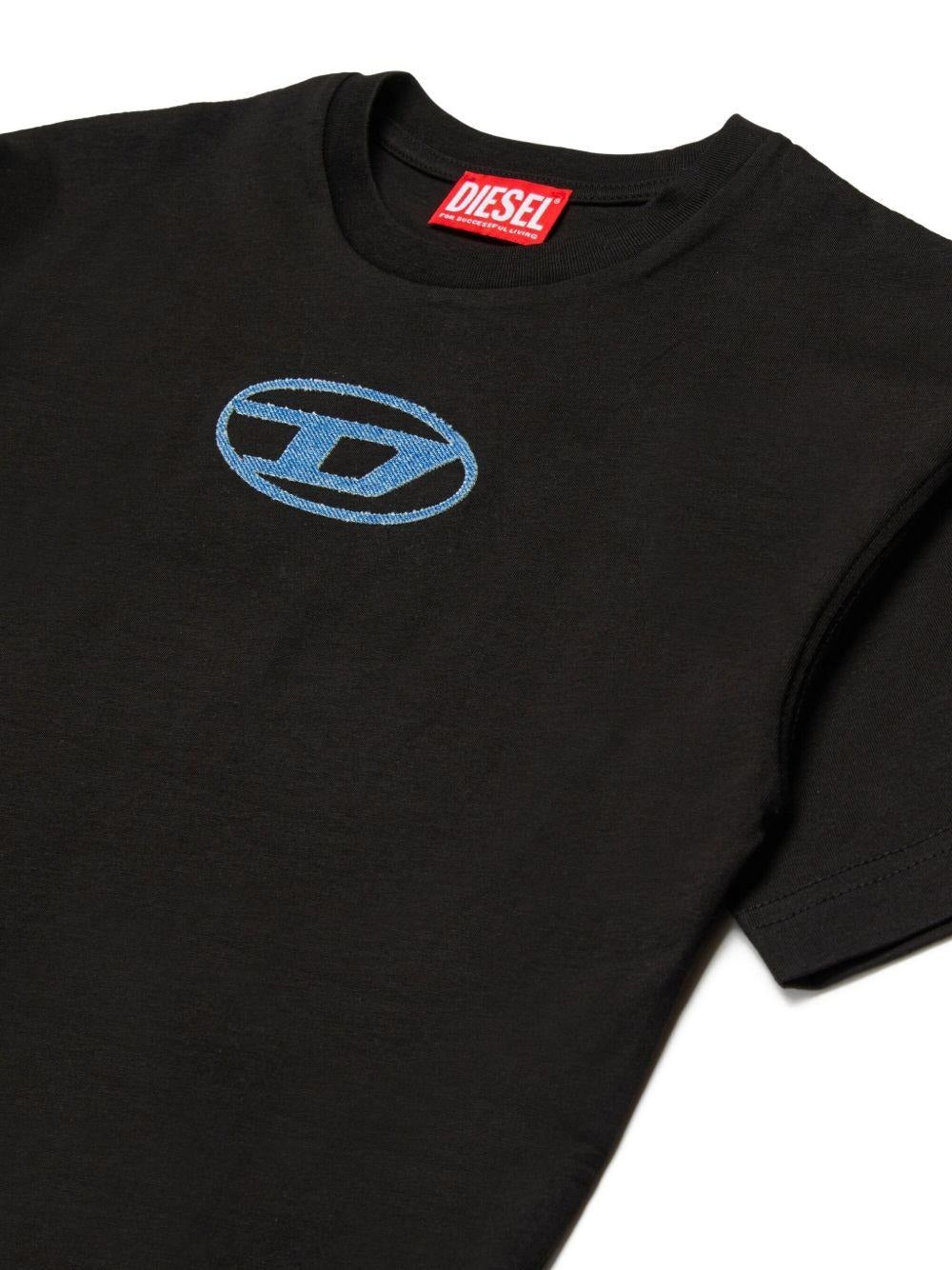 T-shirt con logo al centro J02590 0GRAI K900 DIESEL 
