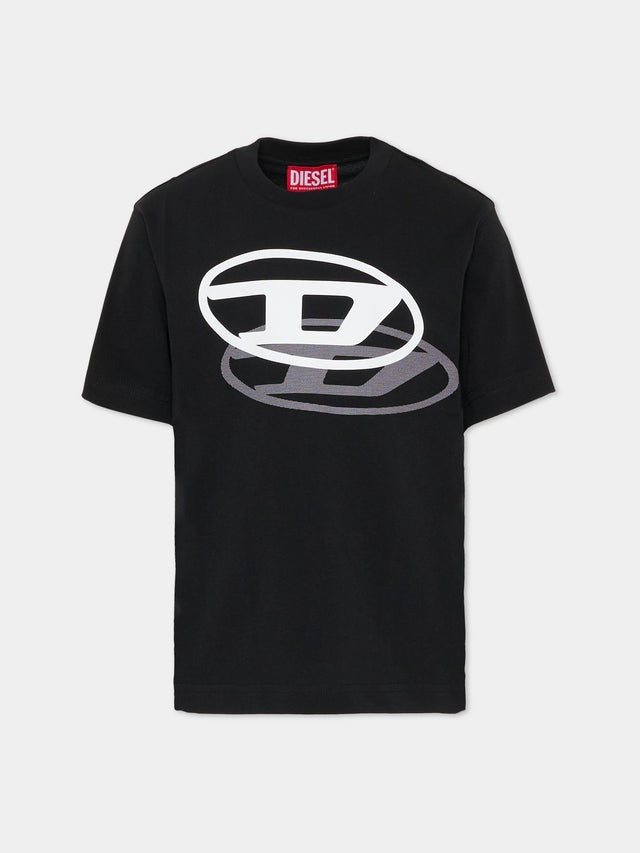 t-shirt con logo J02601 00YI9 K900 DIESEL 