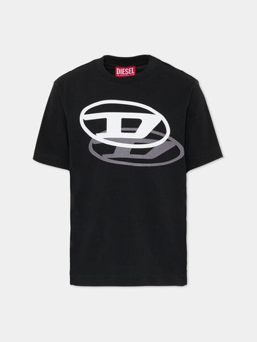 t-shirt con logo J02601 00YI9 K900 DIESEL 