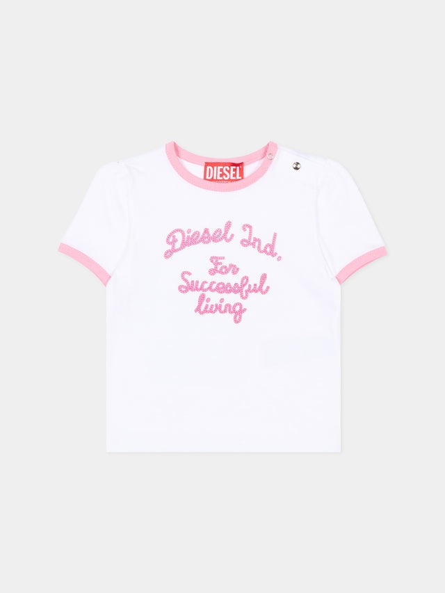 T-shirt con logo K00768 00YI9 K100 DIESEL 