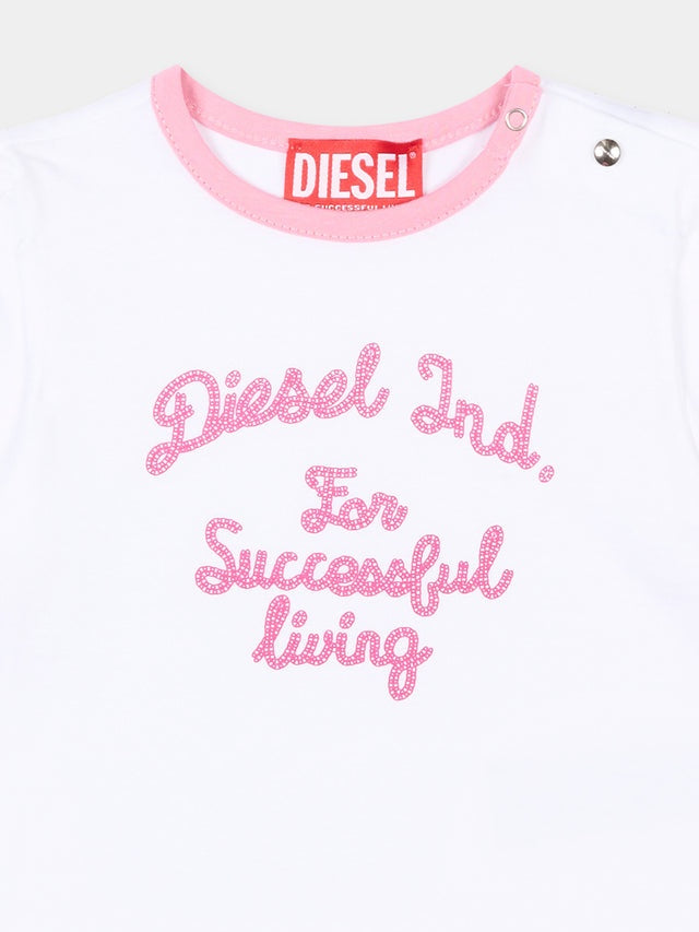 T-shirt con logo K00768 00YI9 K100 DIESEL 