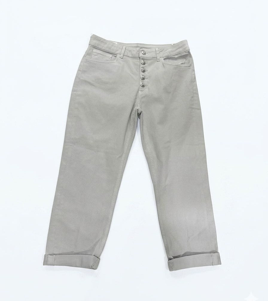 Pantalone koons con bottone gioiello DP268BBS0030DPTD 021 DONDUP 