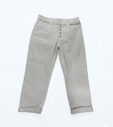 Pantalone koons con bottone gioiello DP268BBS0030DPTD 021 DONDUP 