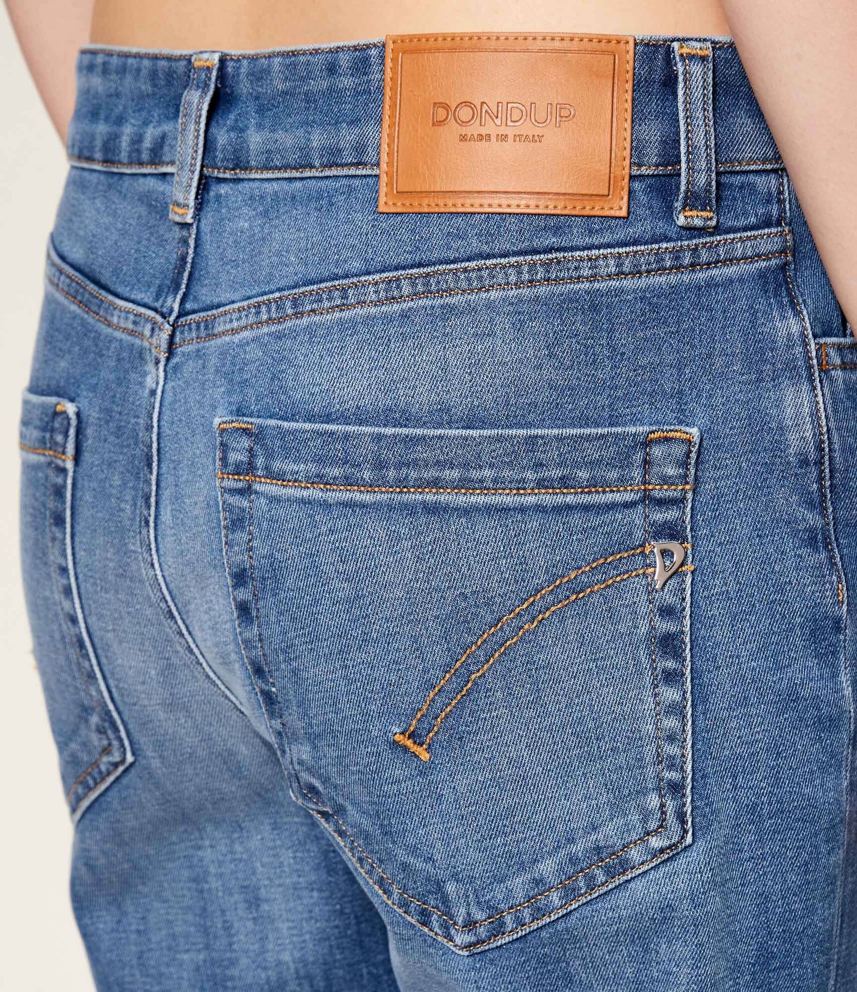 jeans koons bottom gioiello DP268BDSE340DK07 800 DONDUP 