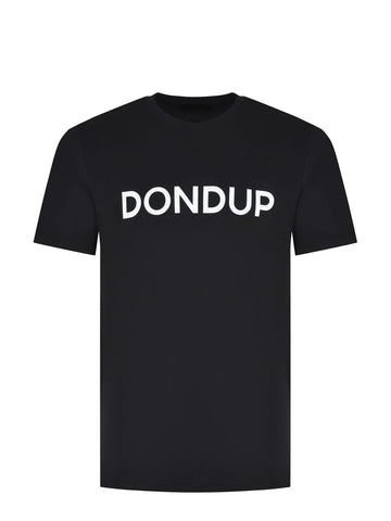 t-shirt con logo scritta US198JF0309UML4 999 DONDUP 