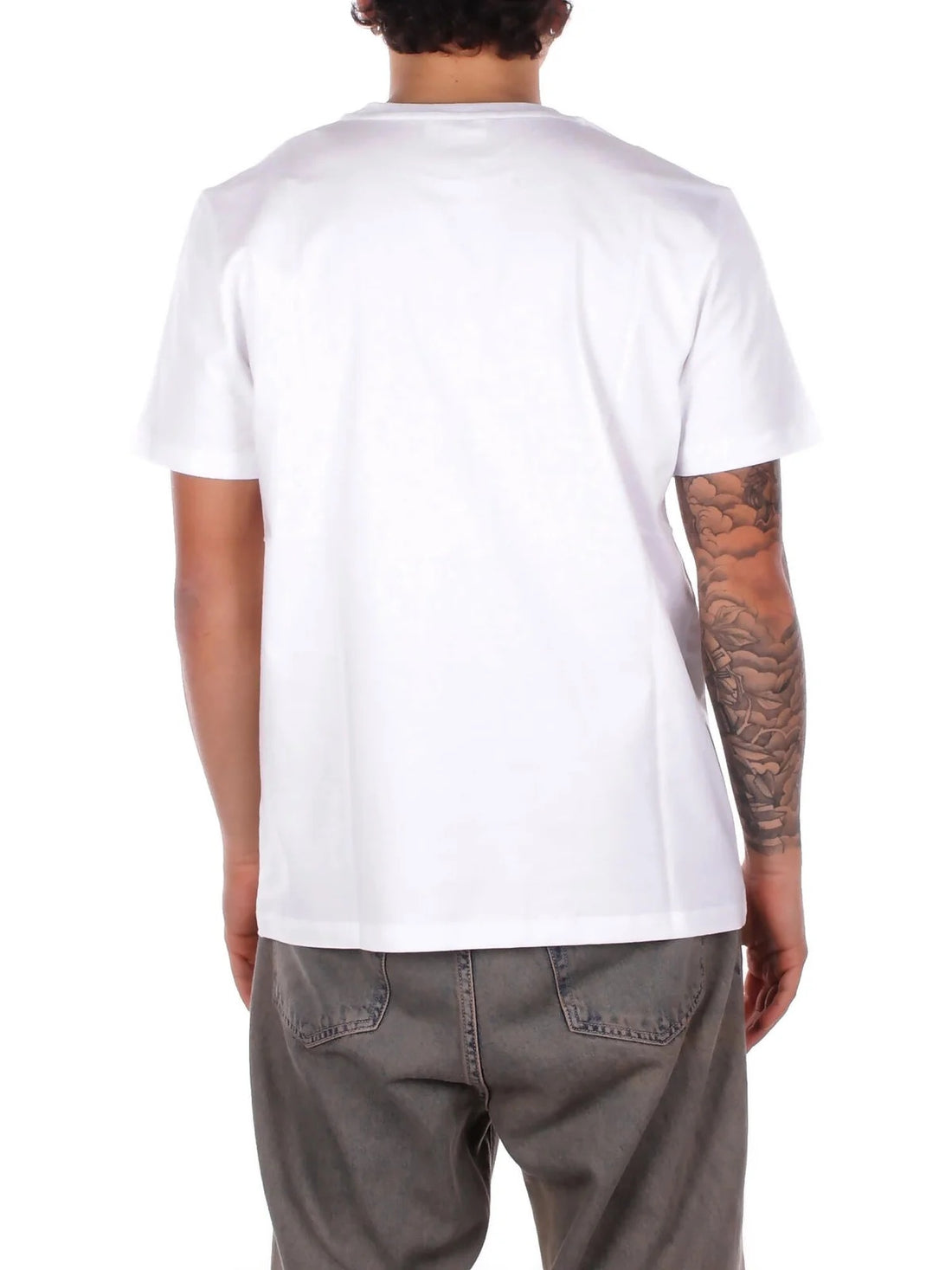 t-shirt con logo petto US198JF0309UML6 000 DONDUP 