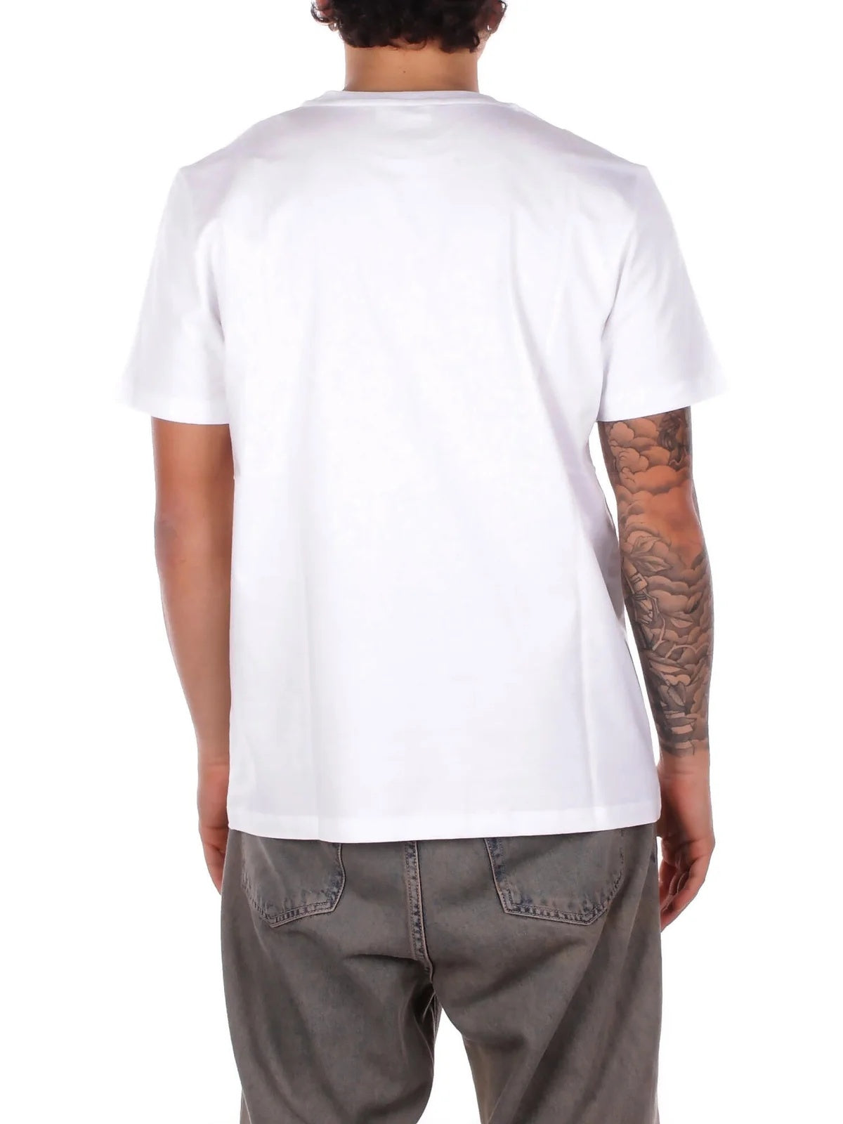 t-shirt con logo petto US198JF0309UML6 000 DONDUP 