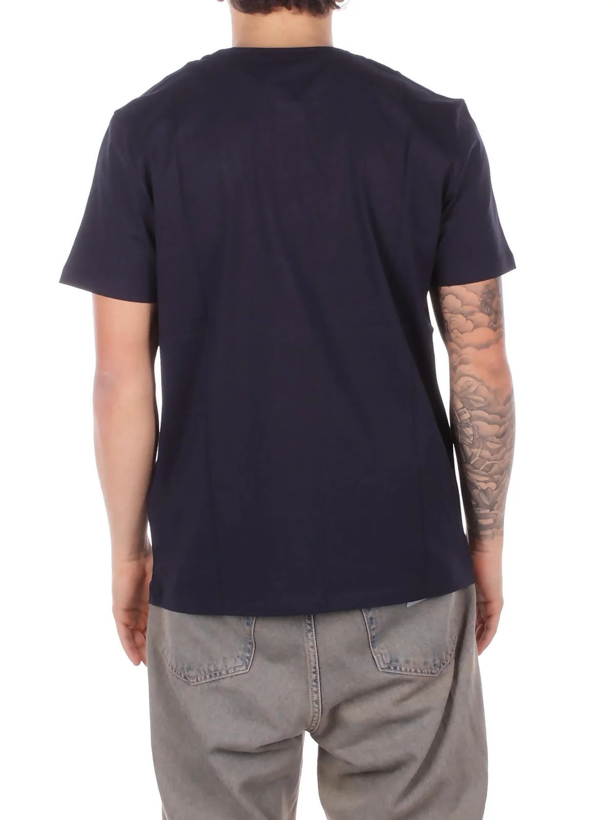 t-shirt con logo petto US198JF0309UML6 890 DONDUP 