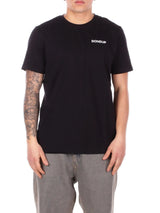 DONDUP t-shirt con logo petto Nero