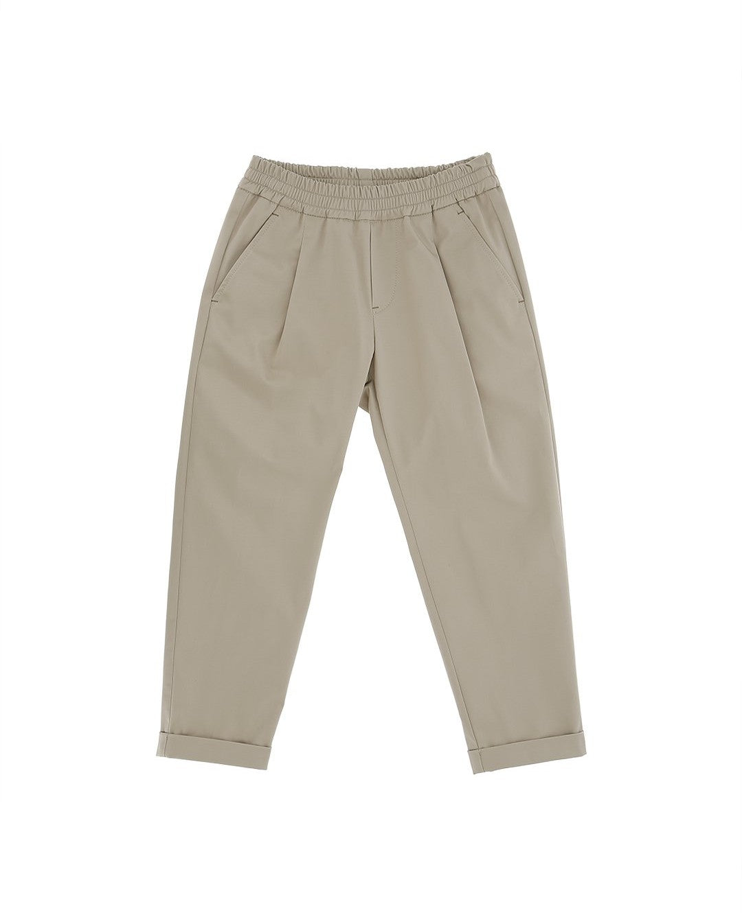 pantalone con vita elasticizzata DMPA183 RA029 0037 DONDUP KIDS 