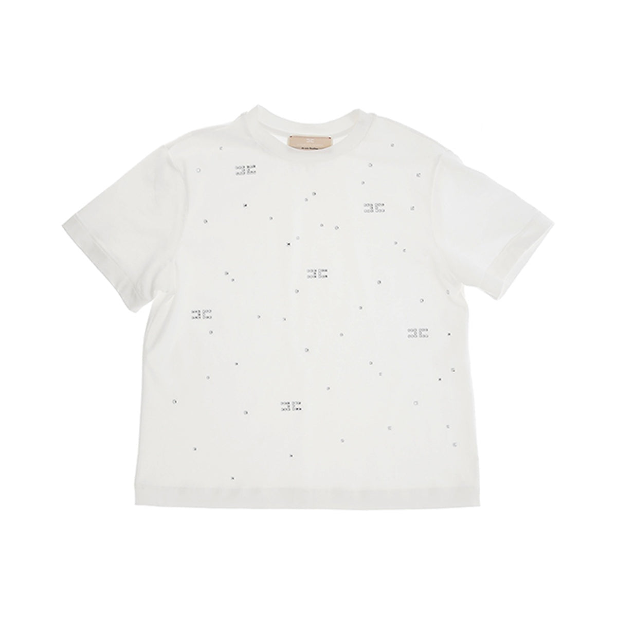 t-shirt con applicazioni EFTS263 JE006 0135 ELISABETTA FRANCHI 