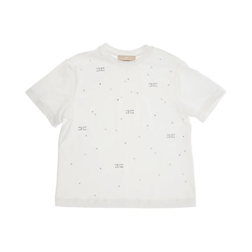 t-shirt con applicazioni EFTS263 JE006 0135 ELISABETTA FRANCHI 