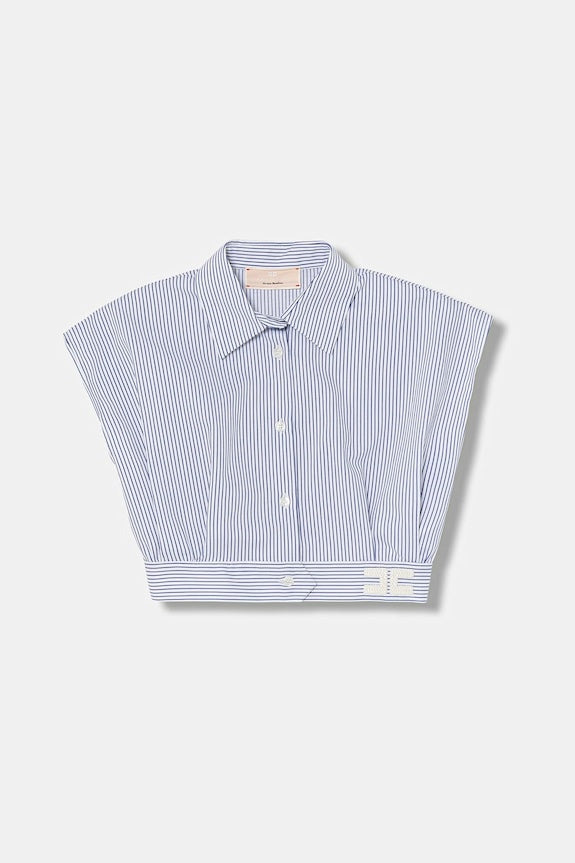 camicia smanicata a righe EFCA281 CR025 D885 ELISABETTA FRANCHI 