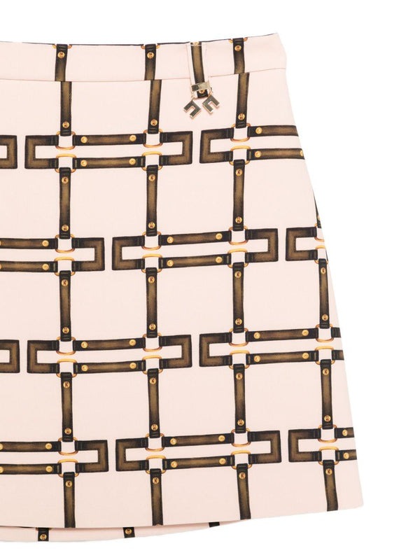 gonna con stampa multicolor EFGO212 GAE01 C053 ELISABETTA FRANCHI 