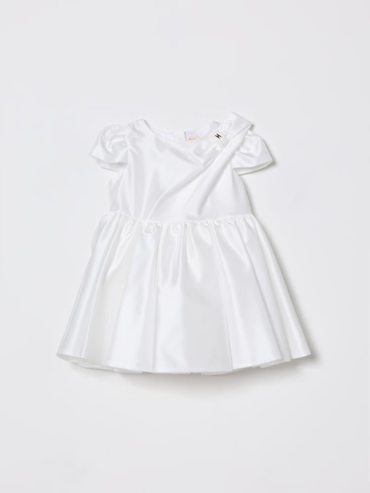 abito in raso neonata EGAB232 TV032 0004 ELISABETTA FRANCHI 