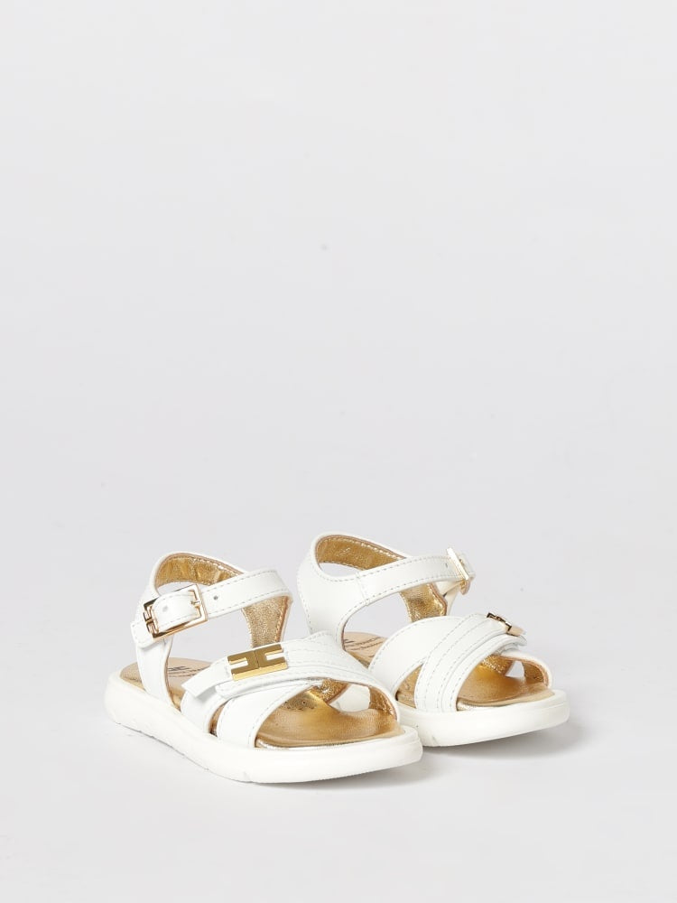 sandalo logo oro F1A2E0552 BIA/AVO ELISABETTA FRANCHI 