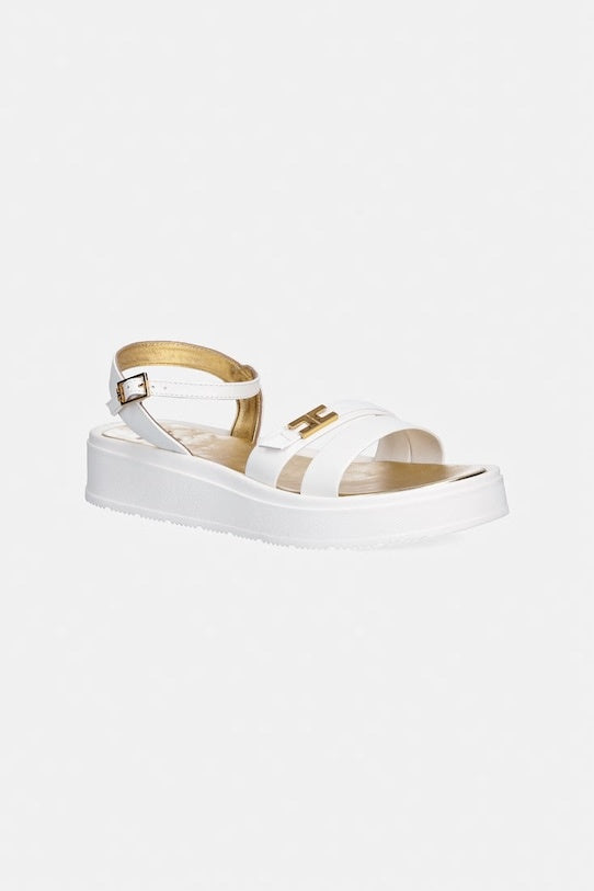 sandalo in pelle con logo F4A2E0593 BIA/AVO ELISABETTA FRANCHI 