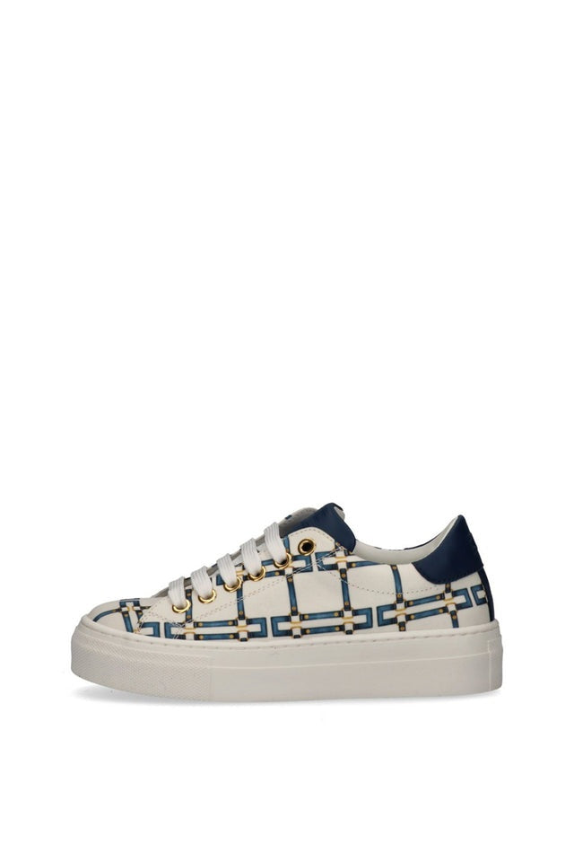 sneakers a fantasia F4A9E0532 BURRO/BLU ELISABETTA FRANCHI 