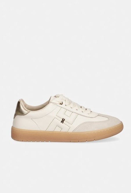 sneakers con logo F4A9EO51O BURRO/ORO ELISABETTA FRANCHI 