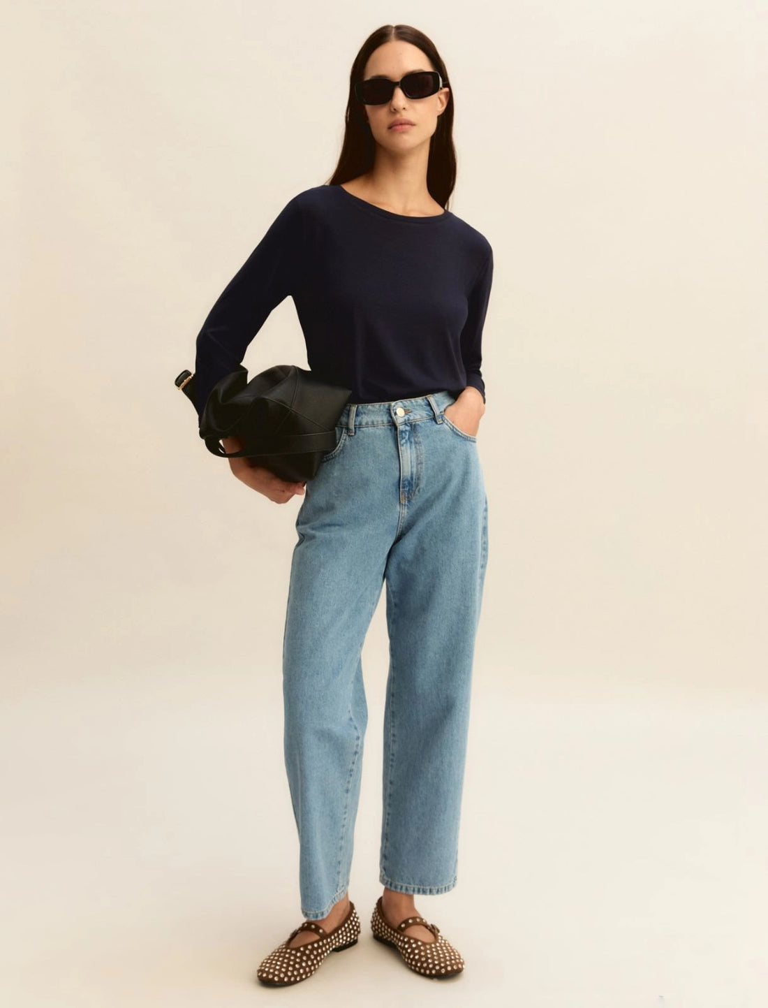 jeans cinque tasche mom fit EMMAGITARE 001 EMME MARELLA 