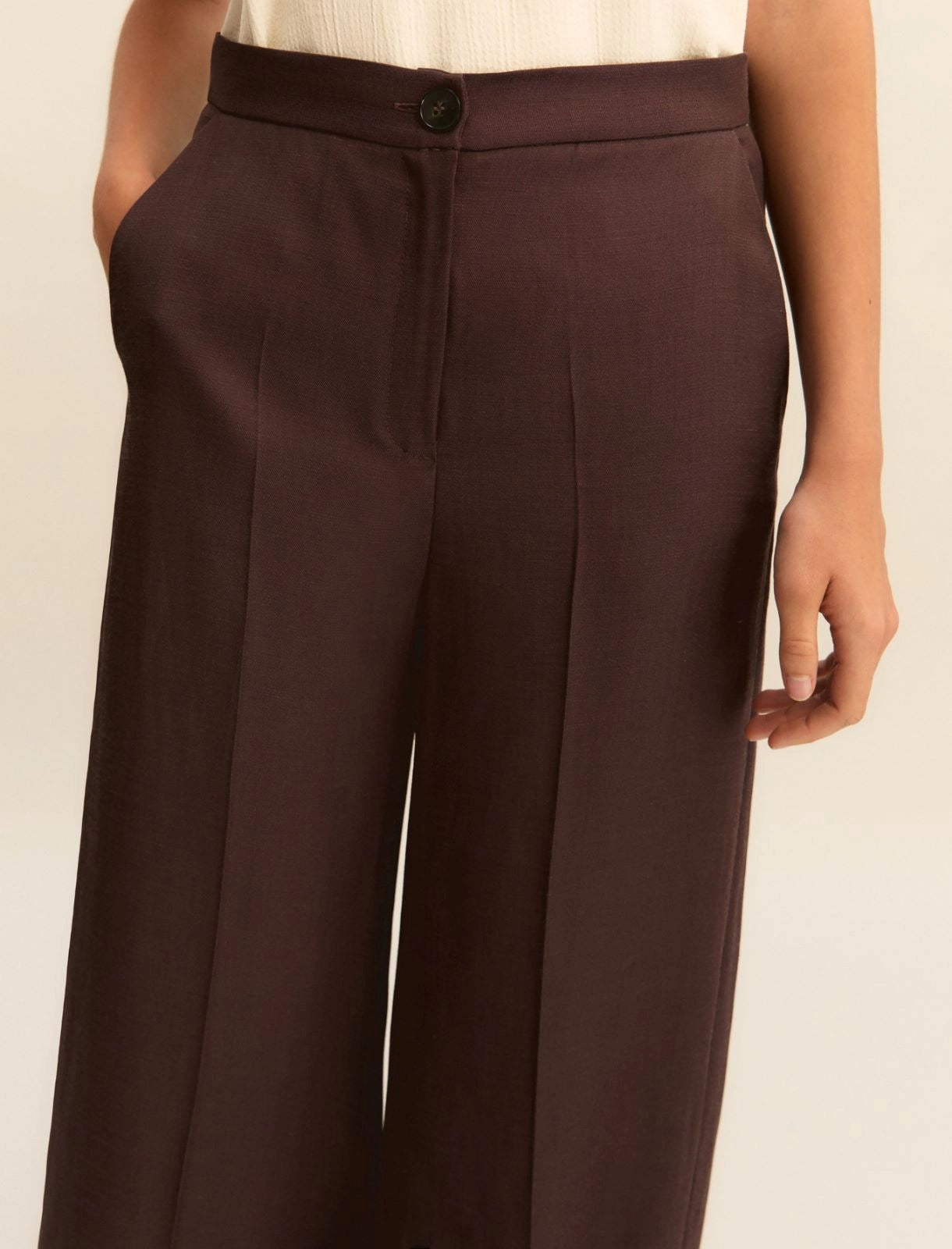 pantaloni in misto lino EMMALCUNO 003 EMME MARELLA 