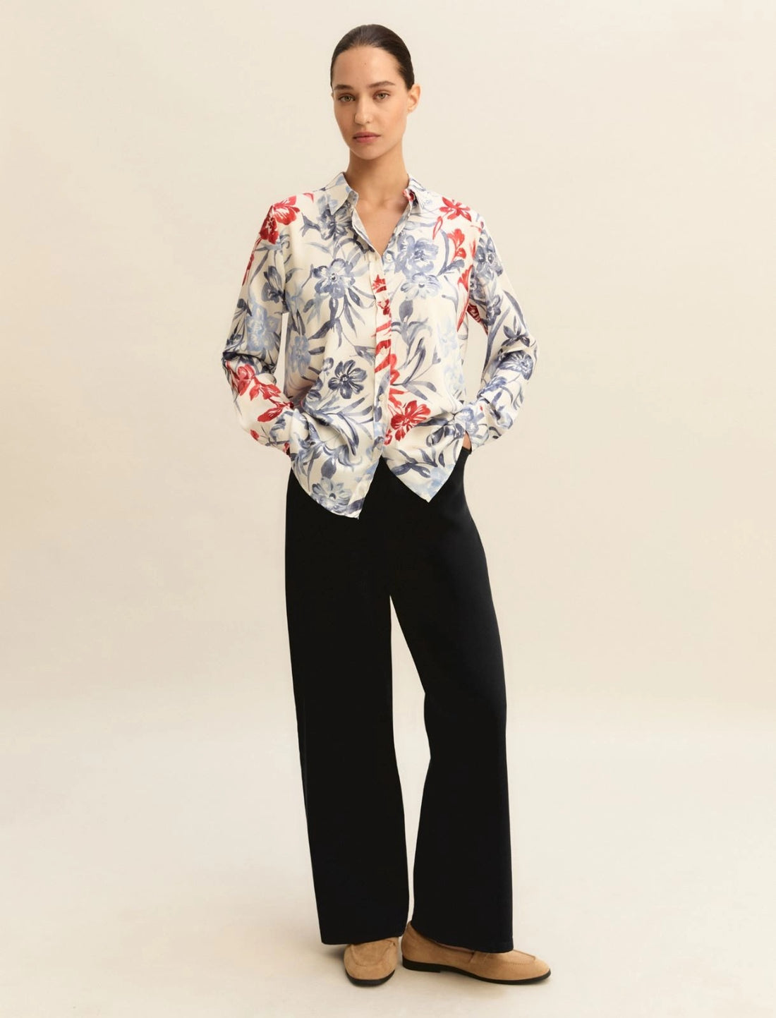 camicia in twill EMMANGEL 014 EMME MARELLA 