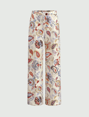 pantalone in twill stampato EMMBAOBAB 001 EMME MARELLA 
