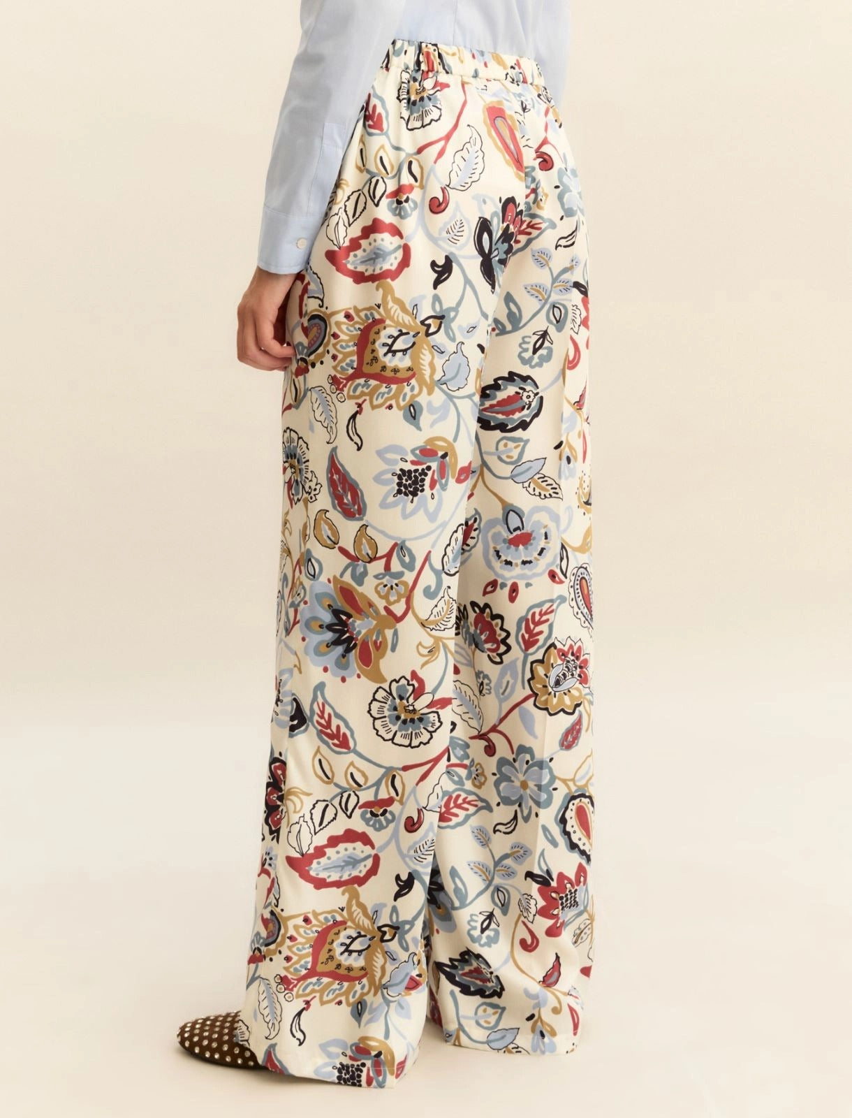 pantalone in twill stampato EMMBAOBAB 001 EMME MARELLA 