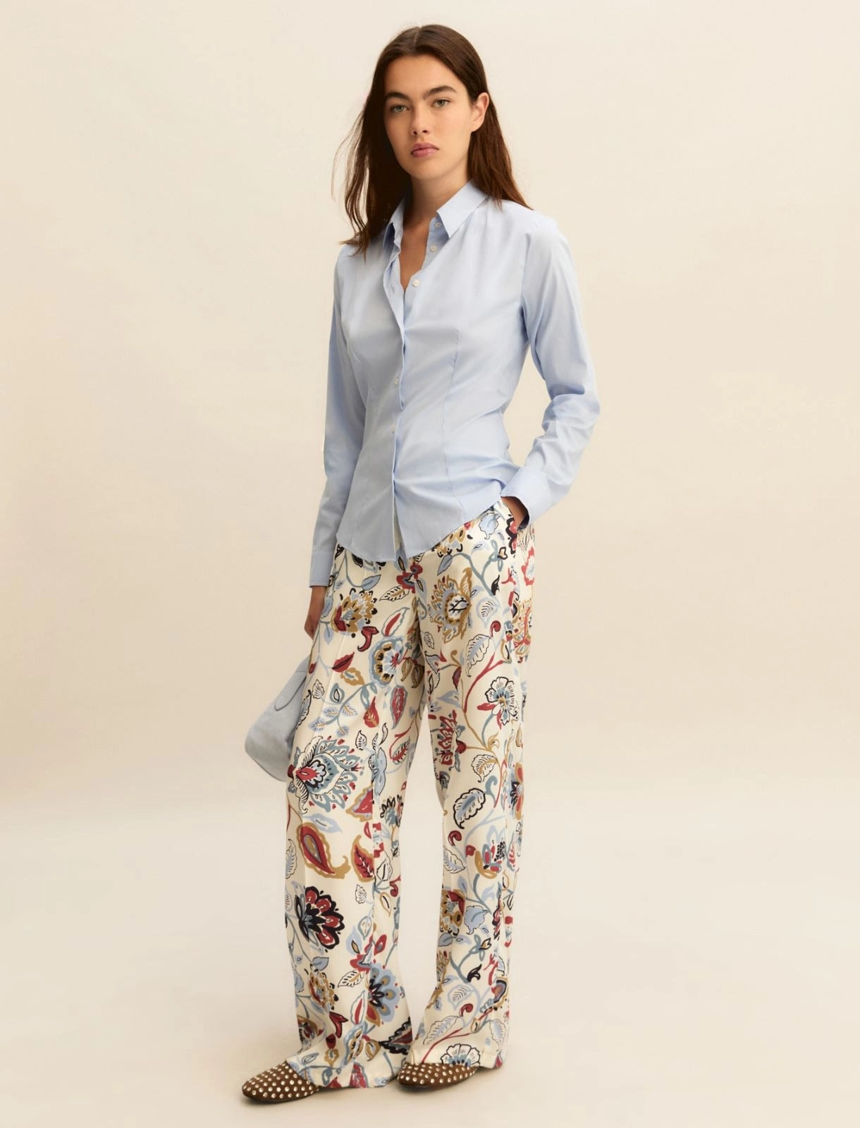 pantalone in twill stampato EMMBAOBAB 001 EMME MARELLA 