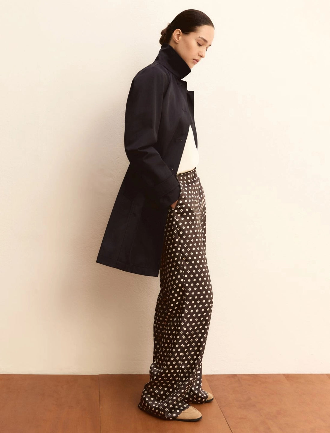 pantalone in twill stampato EMMBAOBAB 008 EMME MARELLA 