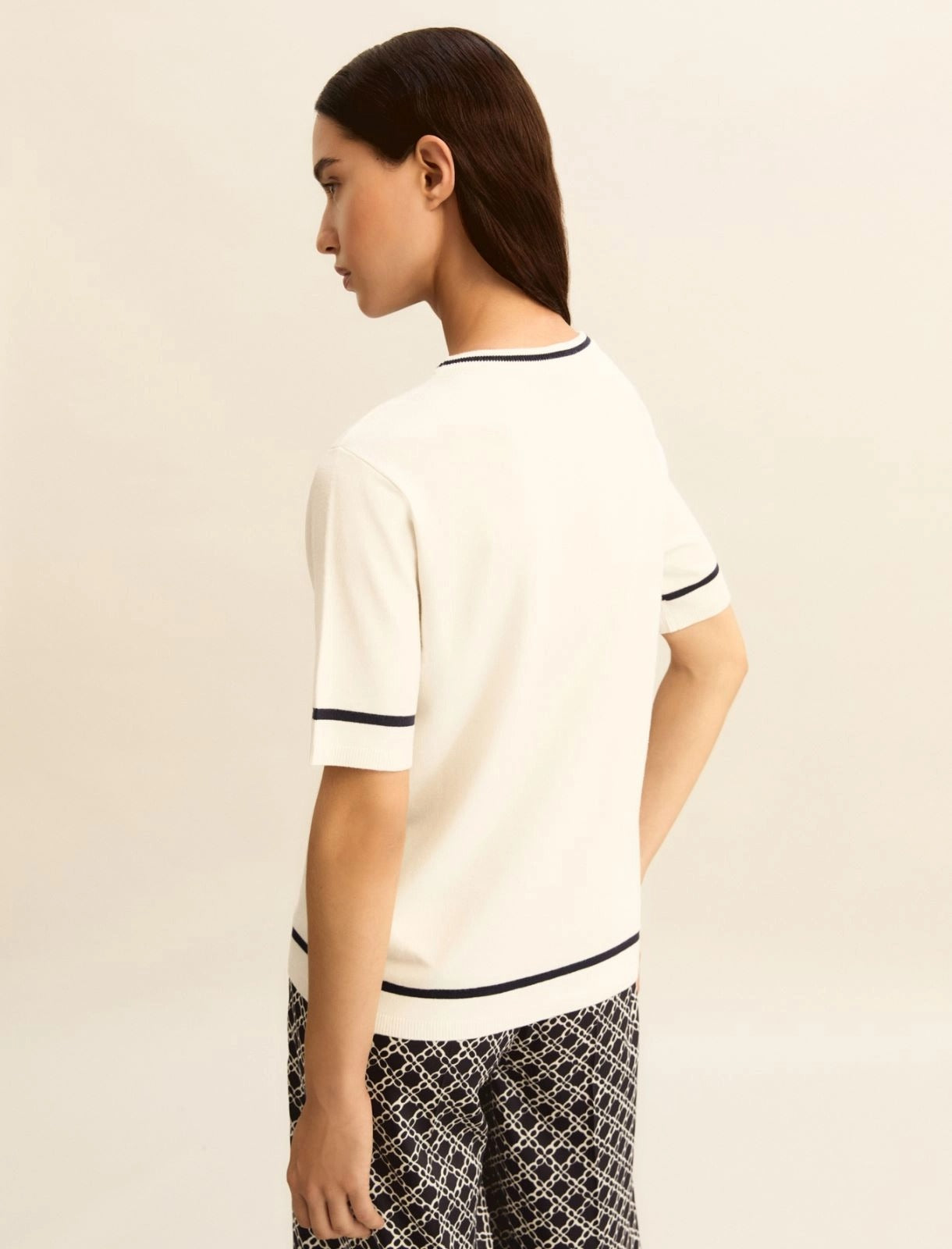 t-shirt stretch EMMBOCCALE 007 EMME MARELLA 