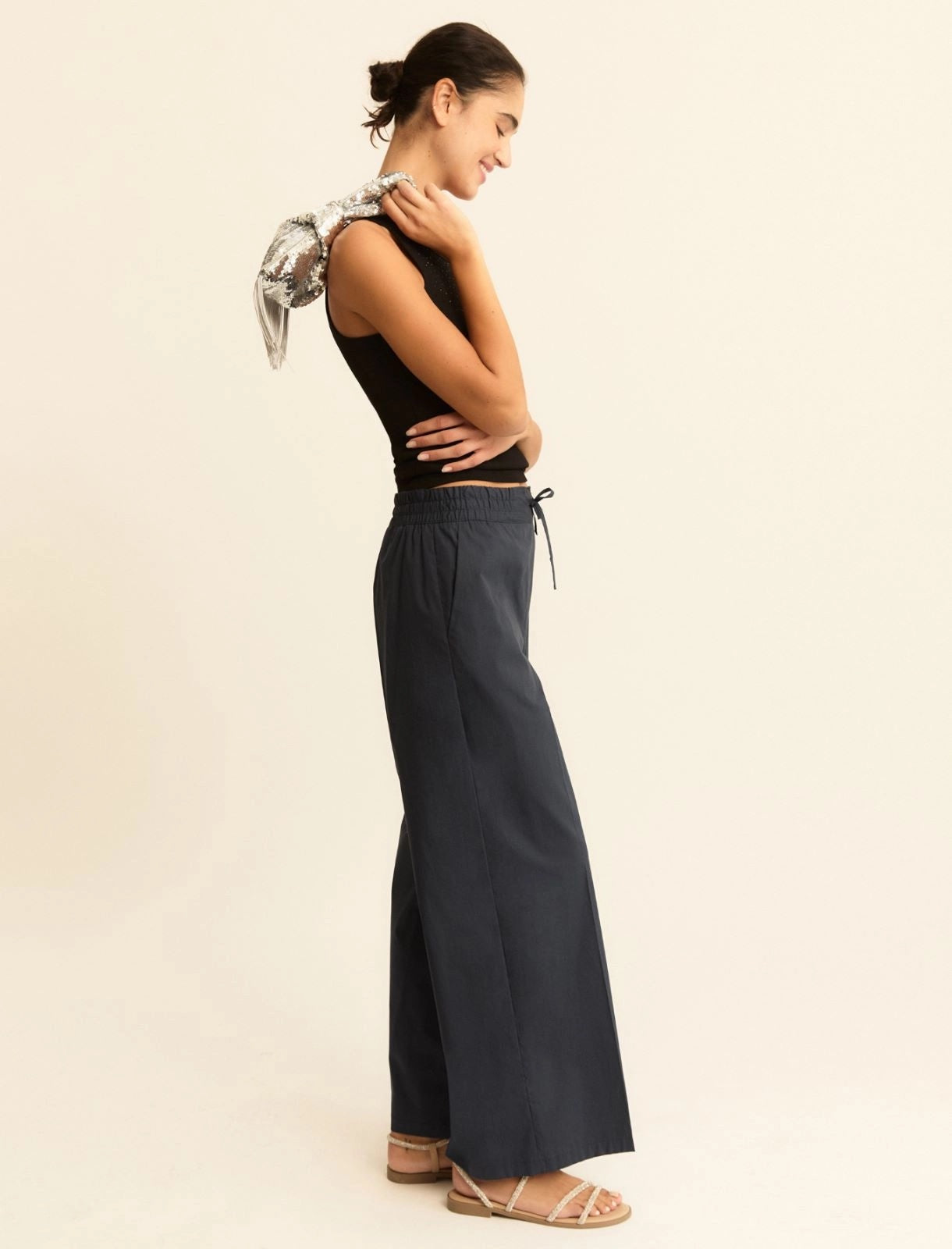 pantalone con coulisse in vita EMMCALAO 006 EMME MARELLA 