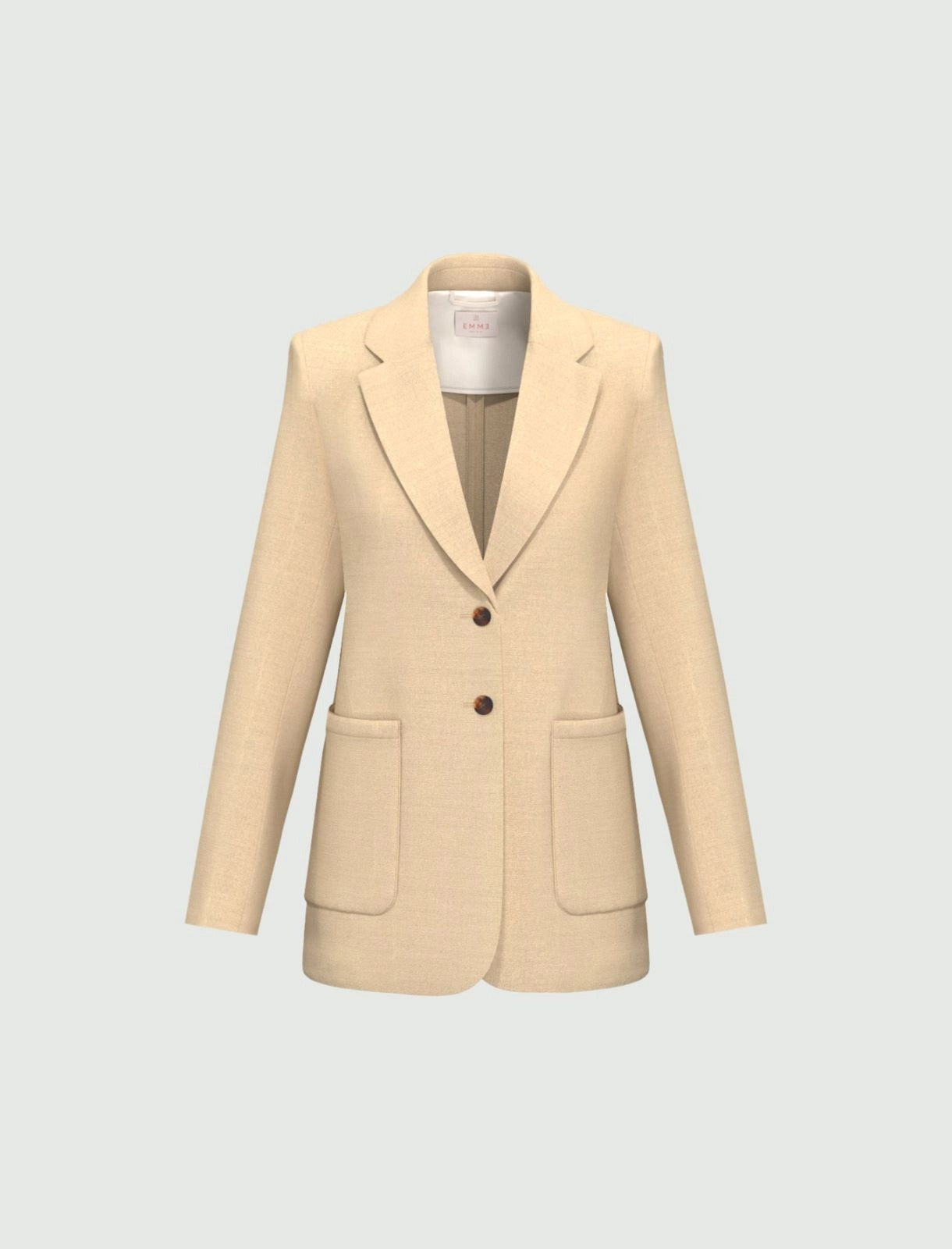 giacca in twill di lino EMMCHARME1 005 EMME MARELLA 