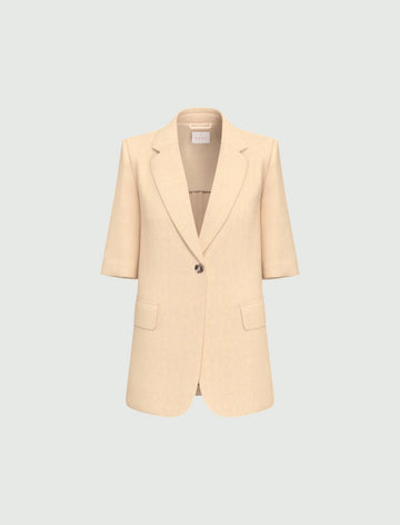 blazer manica corta in lino EMMCORONE 003 EMME MARELLA 