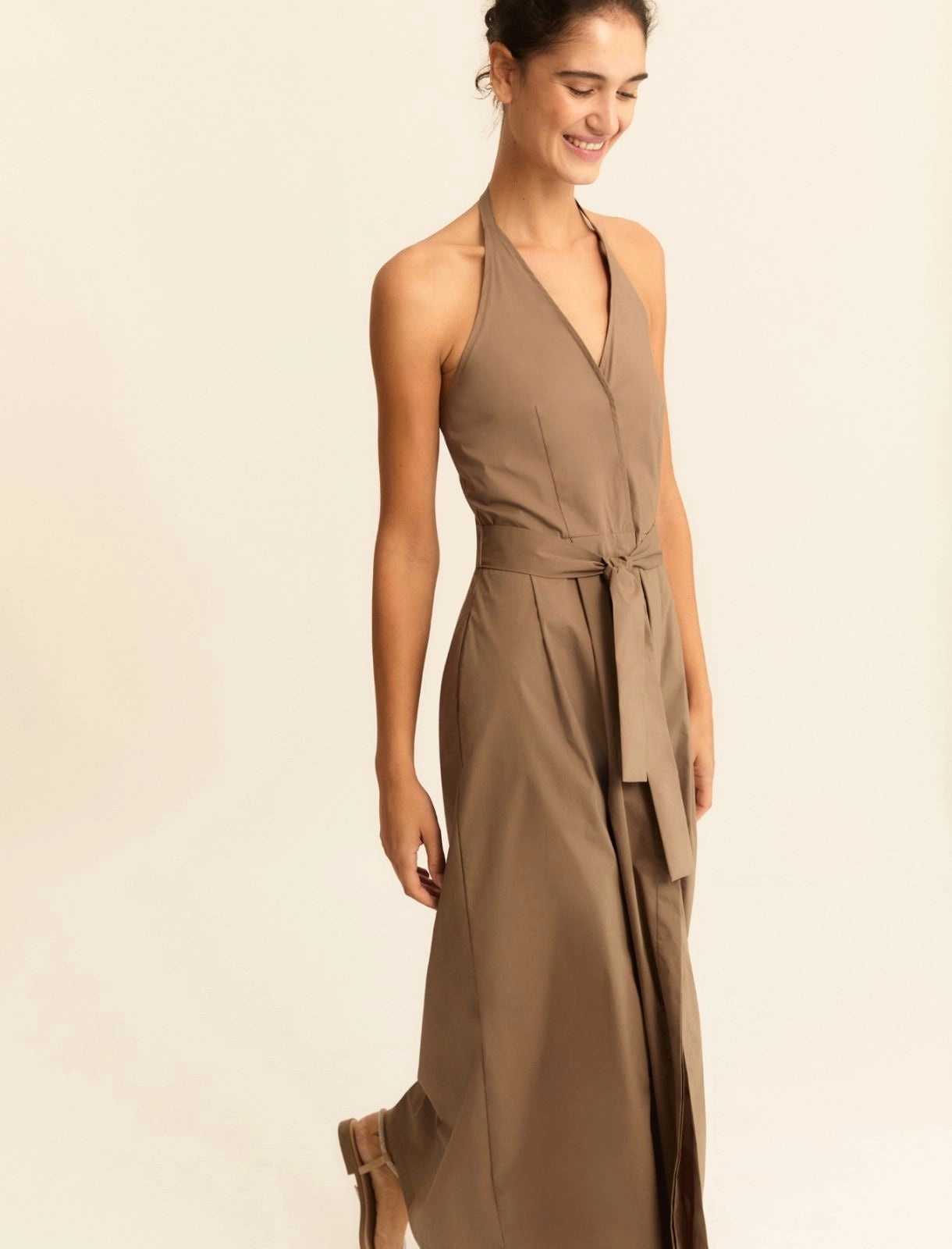 abito smanicato in popeline stretch EMMEROICO 004 EMME MARELLA 