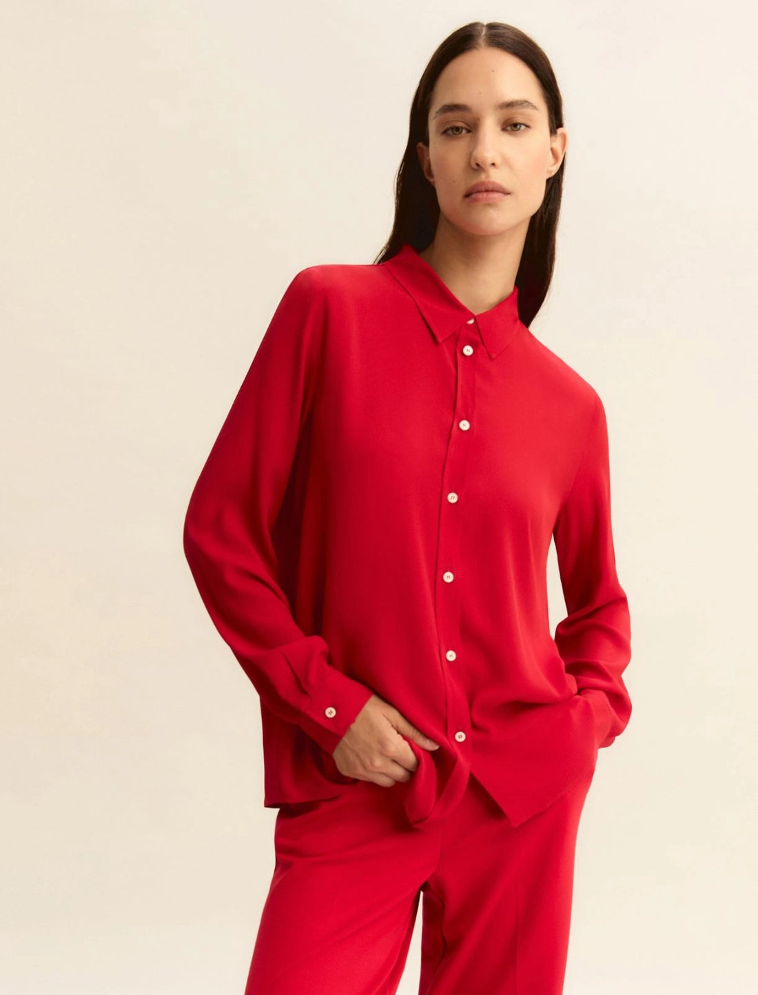 camicia in misto seta EMMFARO 005 EMME MARELLA 