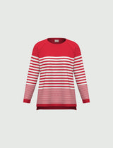 EMME MARELLA maglia in viscosa stretch Rosso