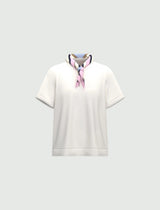 EMME MARELLA t-shirt con foulard Bianco