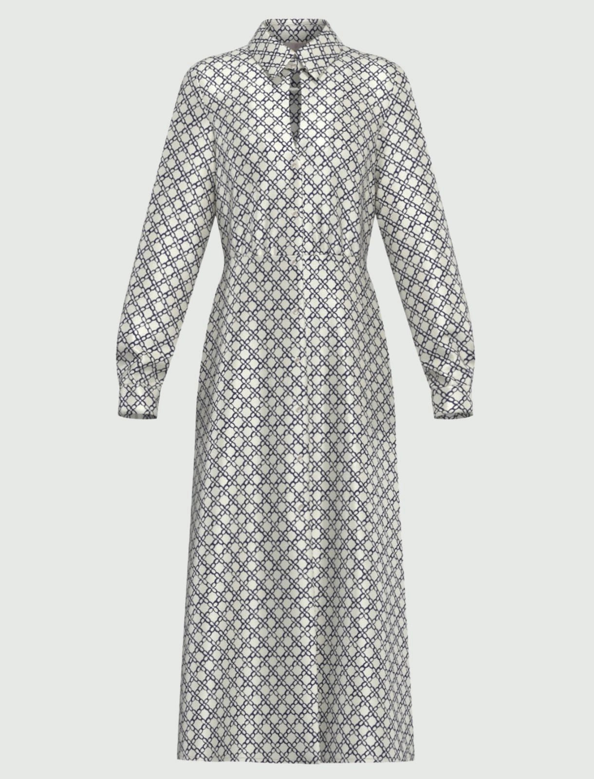 chemisier in twill stampato EMMOLIATO 001 EMME MARELLA 