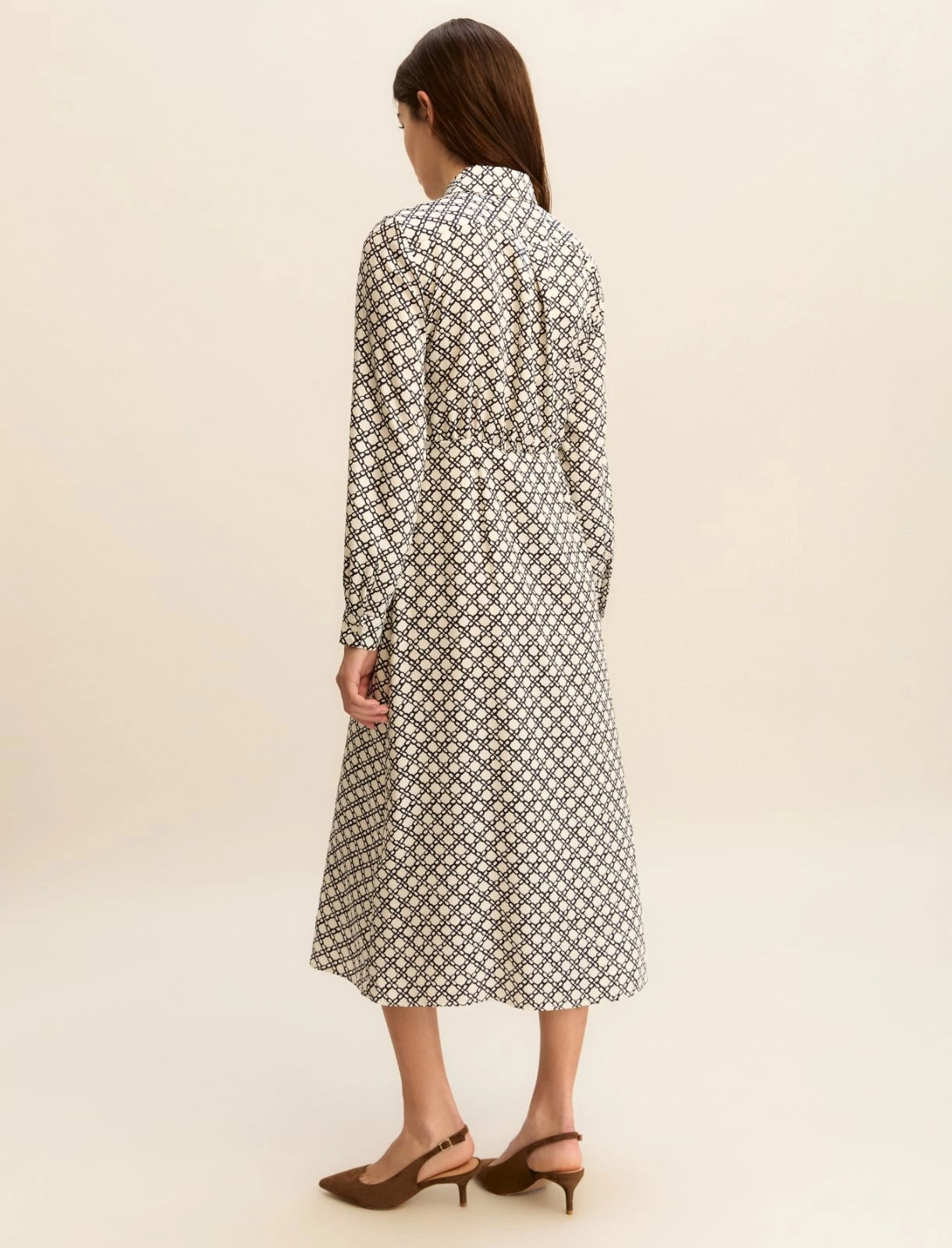 chemisier in twill stampato EMMOLIATO 001 EMME MARELLA 