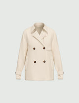 EMME MARELLA trench doppiopetto Bianco