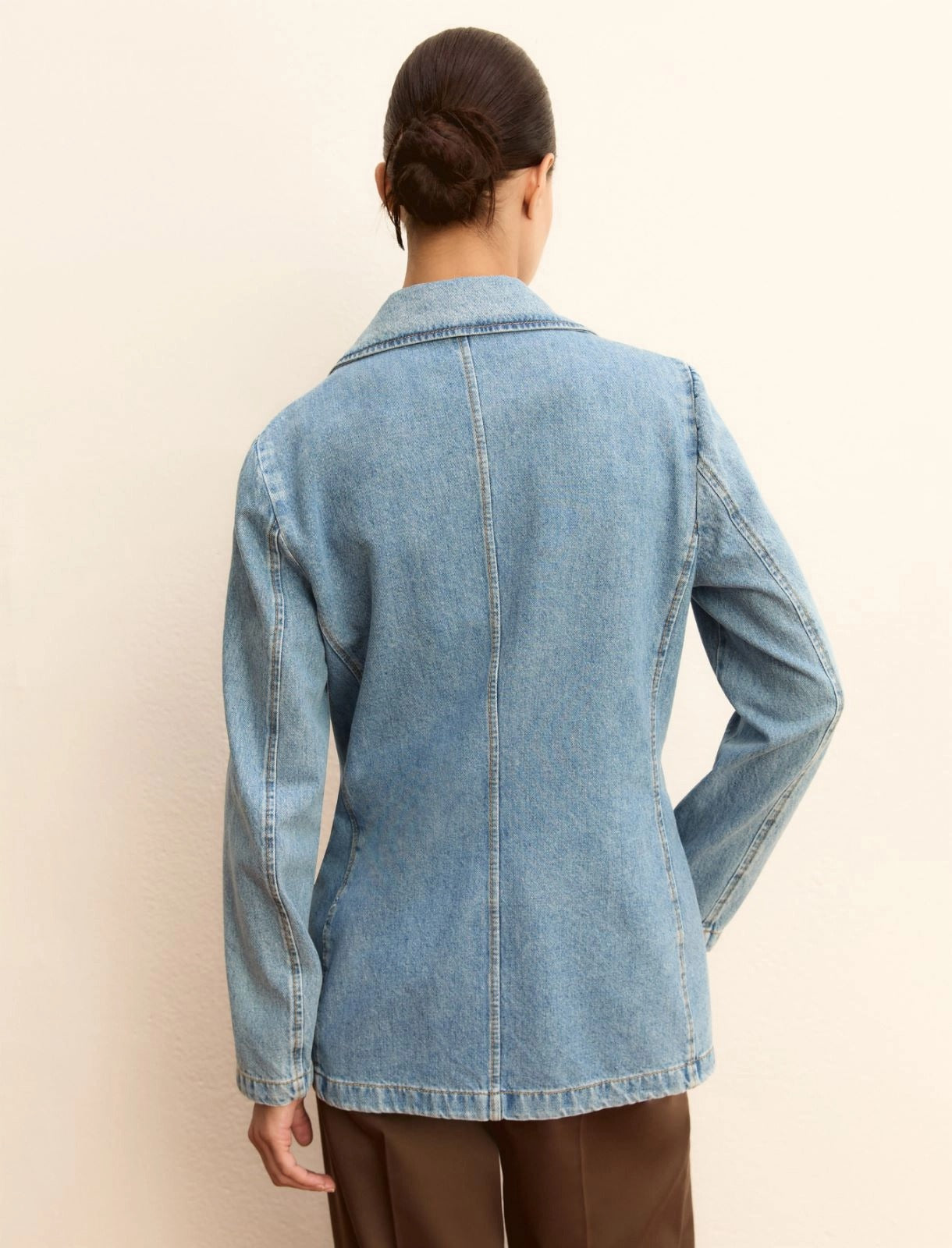 blazer in denim EMMTECA 001 EMME MARELLA 