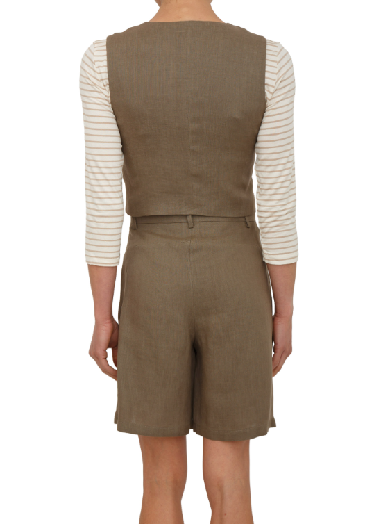 gilet in tela di lino EMMVERANDA 005 EMME MARELLA 