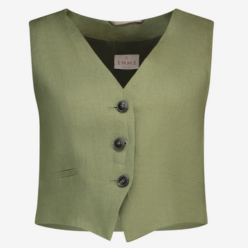 gilet in tela di lino EMMVERANDA 008 EMME MARELLA 