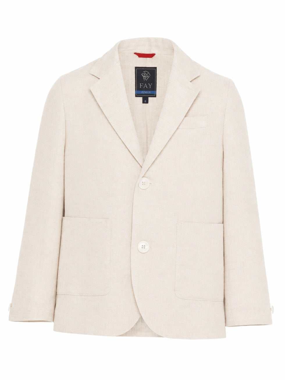 giacca monopetto FY2Q34 I0318 109 BEIGE FAY 