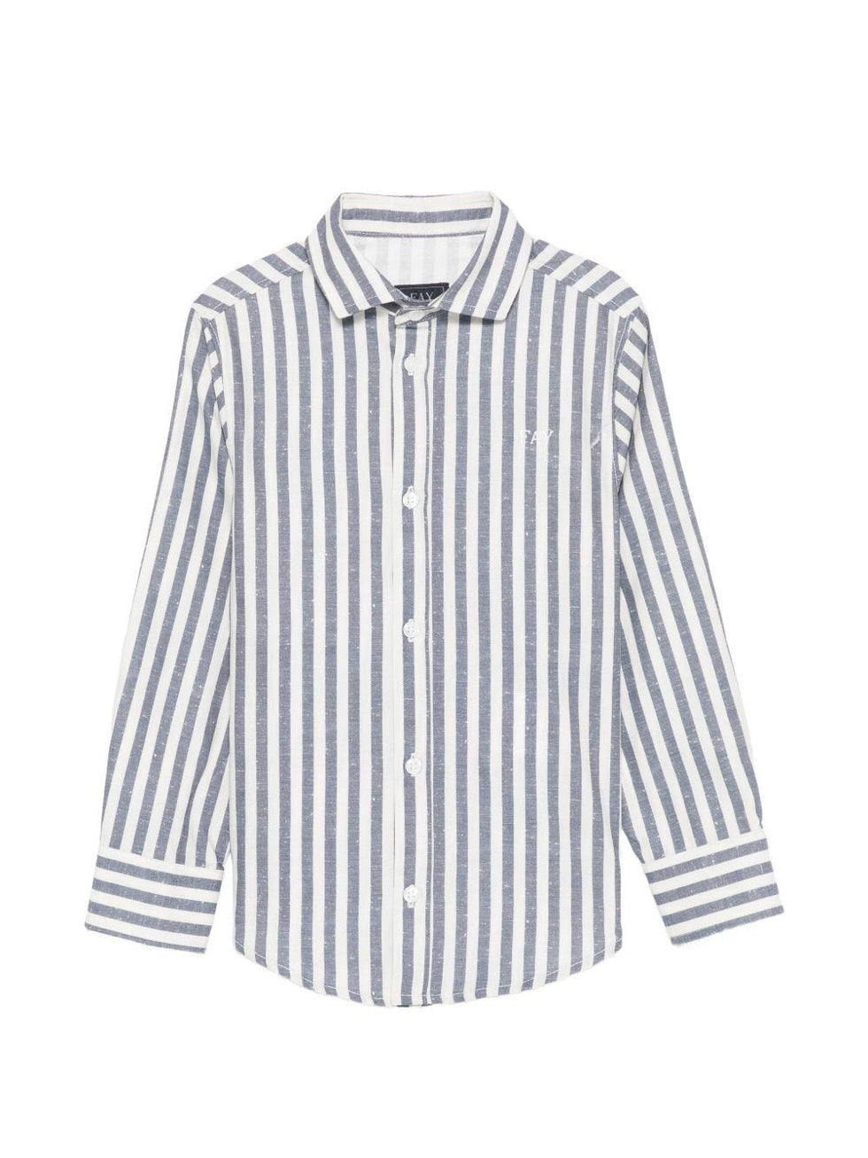 camicia a righe FY5P30 Z3691 101BL IVORY/BLUE FAY 